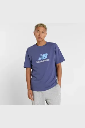 New Balance Hombre Athletics Logo T-Shirt en , Algodón, Talla 2XL