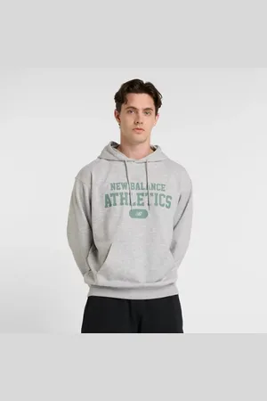 New Balance Hombre Heritage French Terry Graphic Hoodie, Algodón, Talla 2XL