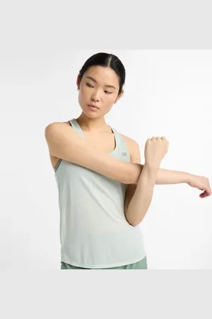 New Balance Mujer Athletics Tank, Poly Knit, Talla L