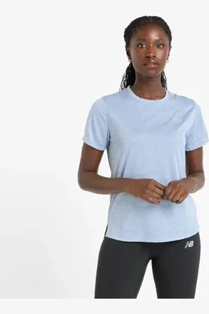 New Balance Mujer Athletics T-Shirt en , Poly Knit, Talla M