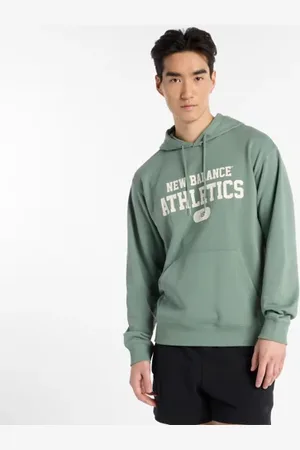 New Balance Hombre Heritage French Terry Graphic Hoodie, Algodón, Talla 2XL
