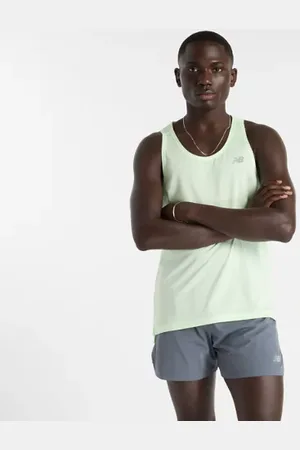 New Balance Hombre Athletics Tank, Poly Knit, Talla 2XL