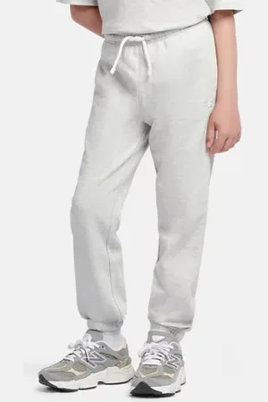 New Balance Chico French Terry Small Logo Jogger, Algodón, Talla 10-11 años