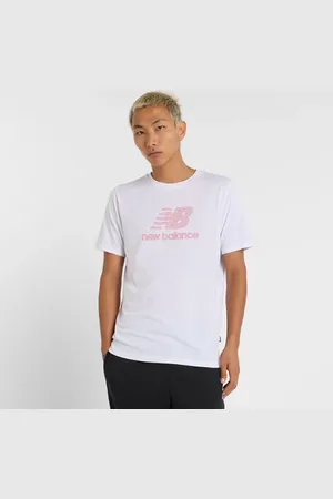 New Balance Hombre Heathertech Logo T-Shirt en , Poly Knit, Talla 2XL