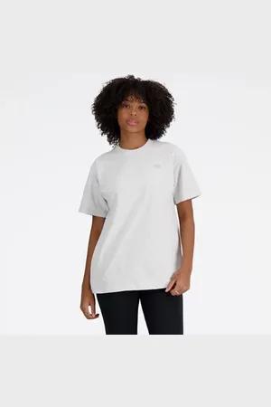 New Balance Mujer Athletics Jersey T-Shirt, Jersey de algodón, Talla 2XL