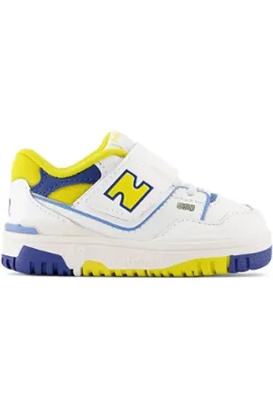 New Balance Niños 550 Bungee Lace with Top Strap, Talla 21