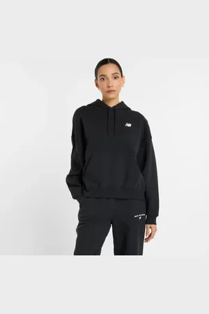 New Balance Mujer Reimagined Fleece Hoodie en , Vellón de algodón, Talla XL