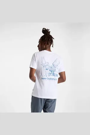 New Balance Hombre Shine T-Shirt en , Algodón, Talla L