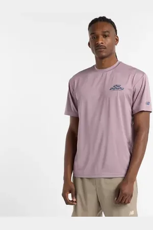 New Balance Hombre Run Energy T-Shirt, Poly Knit, Talla M