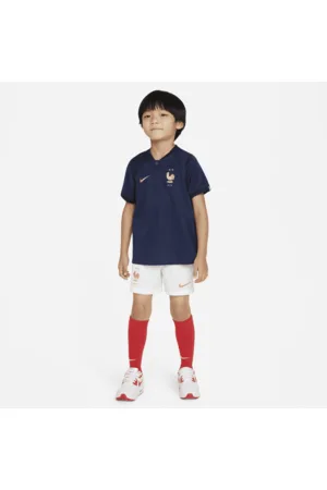 Primera equipación FFF 2022/23 Equipación de fútbol Nike - Niño/a pequeño/a