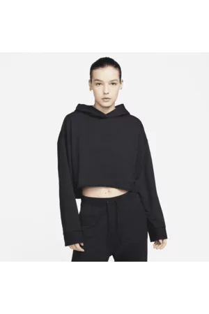 Nike Yoga Luxe Sudadera con capucha corta de tejido Fleece - Mujer