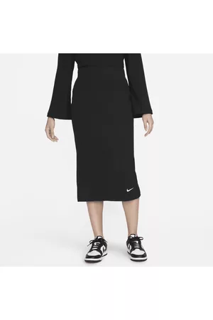 Nike Mujer De talle alto - Sportswear Falda de punto elástico y talle alto - Mujer