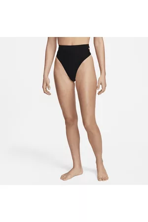 Nike Mujer Talle alto - Swim Parte de abajo de bikini de talle alto con aberturas - Mujer