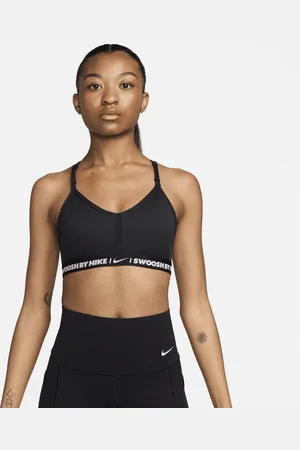 Nike Zenvy Sujetador deportivo de sujeción ligera con almohadillas y escote  alto - Mujer. Nike ES