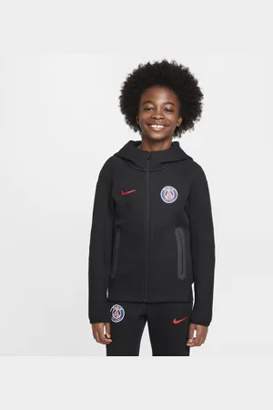 Nike París Saint-Germain Tech Fleece Sudadera con capucha y cremallera completa de fútbol - Niño