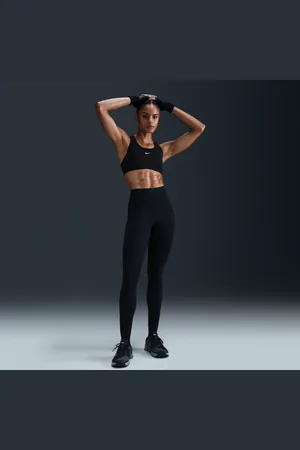 Nike Universa Leggings de longitud completa, talle alto y sujeción media con bolsillos - Mujer
