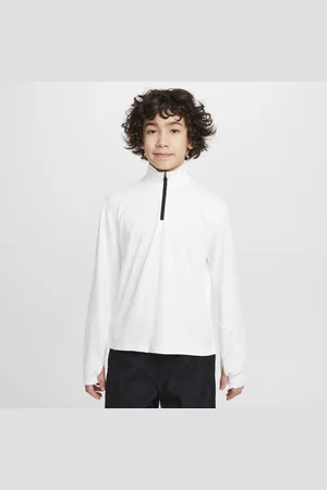 Nike Multi Parte de arriba de manga larga con media cremallera Dri-FIT UV - Niño