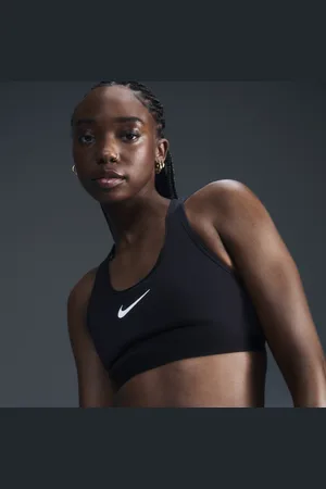 Nike Swoosh High Support Sujetador deportivo regulable sin acolchado - Mujer