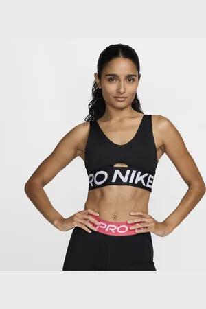 Nike Pro Indy Plunge Sujetador deportivo de sujeción media con almohadilla - Mujer