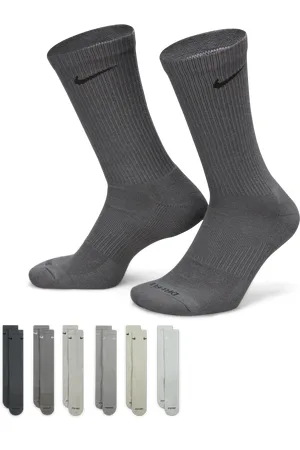 Nike Everyday Plus Cushioned Calcetines largos de entrenamiento (6 pares)