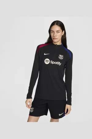 Nike FC Barcelona Strike Elite Camiseta de fútbol de entrenamiento de tejido Knit Dri-FIT ADV - Mujer
