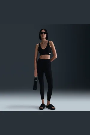 Nike Zenvy Rib Leggings de 7/8 de talle alto y sujeción ligera - Mujer
