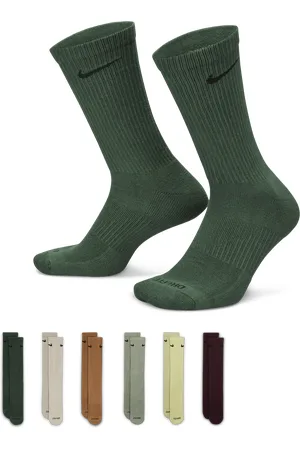 Nike Everyday Plus Cushioned Calcetines largos de entrenamiento (6 pares)