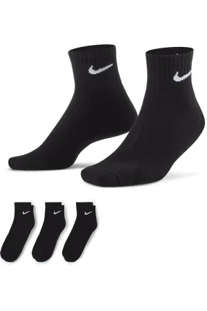 Nike Everyday Cushioned Calcetines de entrenamiento hasta el tobillo (3 pares)