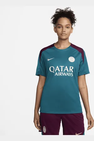 Nike París Saint-Germain Strike Camiseta de fútbol de manga corta de tejido Knit Dri-FIT - Hombre
