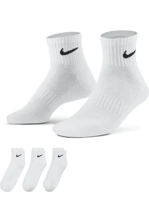 Nike Everyday Cushioned Calcetines de entrenamiento hasta el tobillo (3 pares)