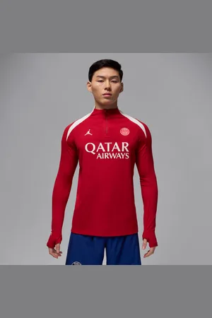 Jordan Cuarta equipación Strike Elite París Saint-Germain Camiseta de fútbol de entrenamiento de tejido Knit Dri-FIT ADV - Hombre