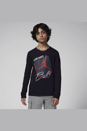 Jordan Chicago Bulls Courtside Statement Edition Camiseta de manga larga Max90 NBA - Niño