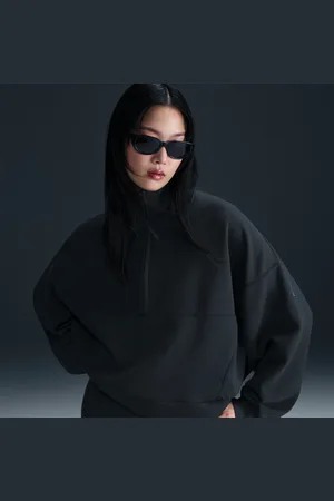 Nike 24.7 ImpossiblySoft Parte de arriba Dri-FIT oversize con media cremallera - Mujer
