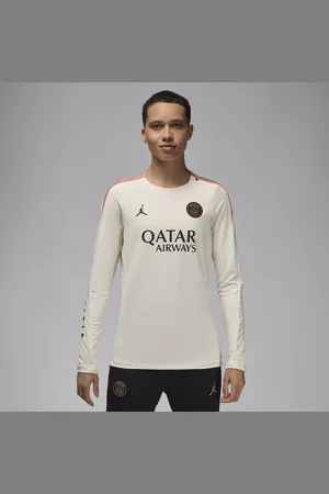 Jordan Tercera equipación Strike París Saint-Germain Camiseta de fútbol con cuello redondo y tejido Knit Dri-FIT - Mujer