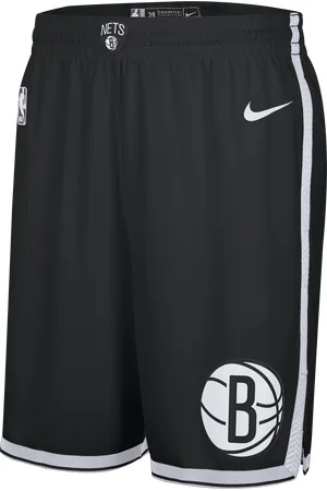 Nike Brooklyn Nets Swingman Icon Edition 2024/25 Pantalón corto Replica con tecnología Dri-FIT de la NBA - Hombre
