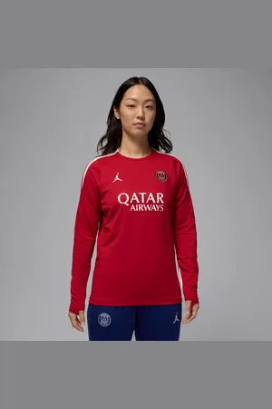 Jordan Cuarta equipación París Saint-Germain Strike Camiseta de fútbol con cuello redondo y tejido Knit Dri-FIT - Mujer