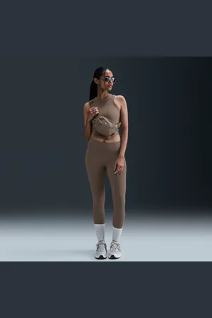 Nike Zenvy Leggings de talle alto, sujeción ligera y longitud completa - Mujer