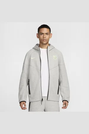 Nike FC Barcelona Tech Fleece Windrunner Sudadera con capucha de fútbol con cremallera completa - Hombre
