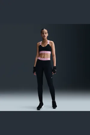 Nike Pro Leggings de talle medio con paneles de malla - Mujer
