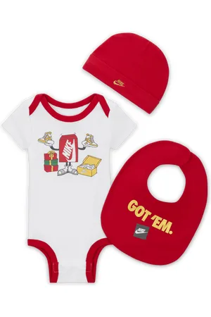 Nike Conjunto de regalo de tres piezas Boxy para invierno - Bebé (0-9 M)