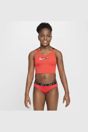 Nike Swim Conjunto Midkini con espalda cruzada - Niña