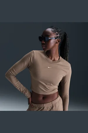 Nike Sportswear Chill Knit Camiseta corta de manga larga y ajuste entallado - Mujer