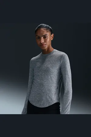 Nike Swift Camiseta de running de manga larga Dri-FIT con cuello redondo y protección UV - Mujer