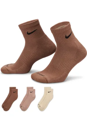 Nike Everyday Plus Cushioned Calcetines de entrenamiento hasta el tobillo (3 pares)