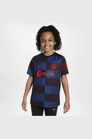 Nike Segunda equipación Academy Pro FC Barcelona Camiseta de fútbol de manga corta para antes del partido Dri-FIT - Niño/a