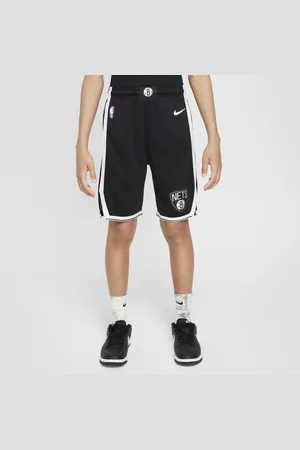 Nike Brooklyn Nets 2023/24 Icon Edition Pantalón corto NBA Swingman - Niño
