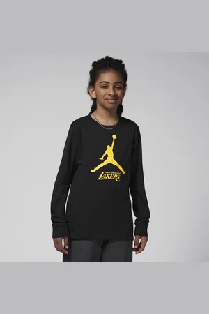 Jordan Los Angeles Lakers Essential Camiseta de manga larga de la NBA - Niño