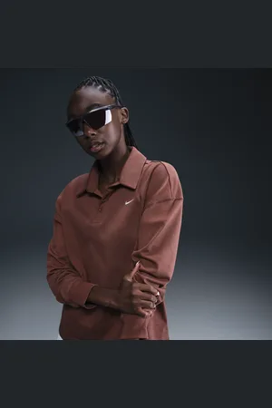Nike Sportswear Essential Polo de manga larga oversize - Mujer