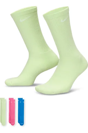 Nike Everyday Plus Cushioned Calcetines largos de entrenamiento (3 pares)