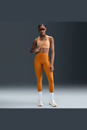 Nike Universa Leggings de longitud completa, talle alto y sujeción media con bolsillos - Mujer